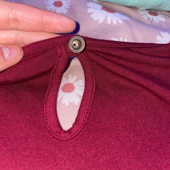 Butter soft burgundy/red romper - Picture 4 of 4